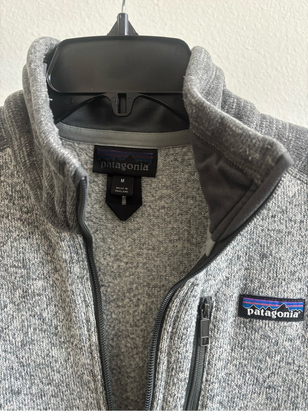 Patagonia Gray Heather Full-Zip Fleece Jacket - Picture 3 of 4